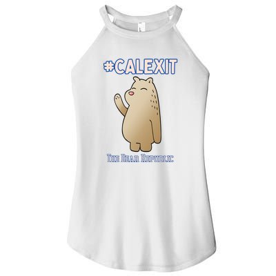 California Secession Calexit Bear Republic Women's Perfect Tri Rocker Tank