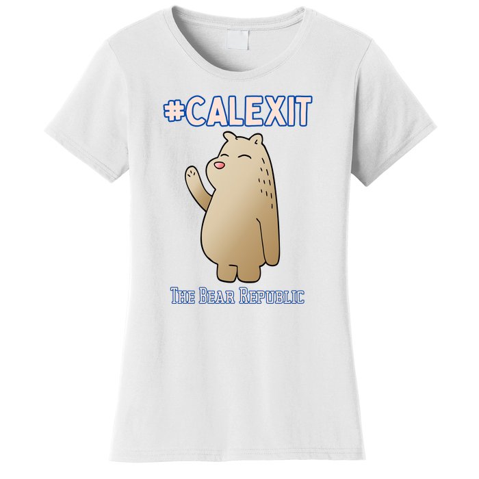 California Secession Calexit Bear Republic Women's T-Shirt