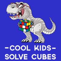 Cool Solve Cubes Funny Speedcubing Dinosaur Math Lover Cool Gift Button