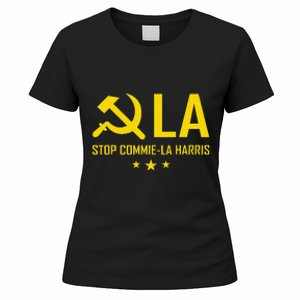 Commiela Stop Commiela Harris Stop Kamala Trump 2024 Women's T-Shirt