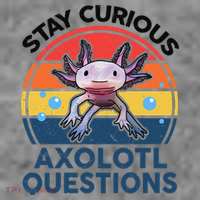 Cute Stay Curious Axolotl Questions Axolotl  Toddler Sweatshirt