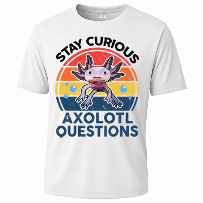 Cute Stay Curious Axolotl Questions Axolotl  Performance Shirt
