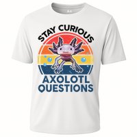 Cute Stay Curious Axolotl Questions Axolotl  Performance Shirt