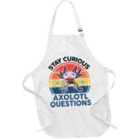 Cute Stay Curious Axolotl Questions Axolotl  Apron