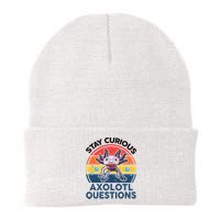 Cute Stay Curious Axolotl Questions Axolotl  Beanie