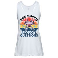 Cute Stay Curious Axolotl Questions Axolotl  Ladies Essential Flowy Tank