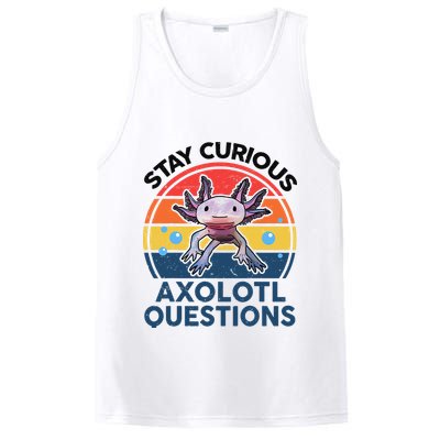 Cute Stay Curious Axolotl Questions Axolotl  PosiCharge Competitor Tank