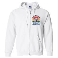 Cute Stay Curious Axolotl Questions Axolotl  Full Zip Hoodie
