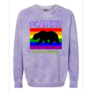 California Secession Calexit Bear Republic Colorblast Crewneck Sweatshirt