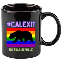 California Secession Calexit Bear Republic 11oz C Handle Ceramic Mug
