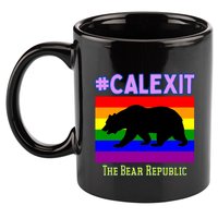 California Secession Calexit Bear Republic 11oz C Handle Ceramic Mug