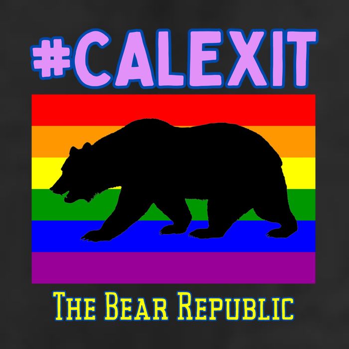 California Secession Calexit Bear Republic 11oz C Handle Ceramic Mug