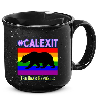 California Secession Calexit Bear Republic 15oz Campfire Ceramic Mug