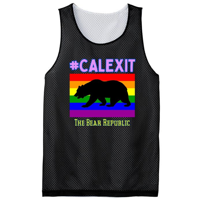 California Secession Calexit Bear Republic Mesh Reversible Basketball Jersey Tank