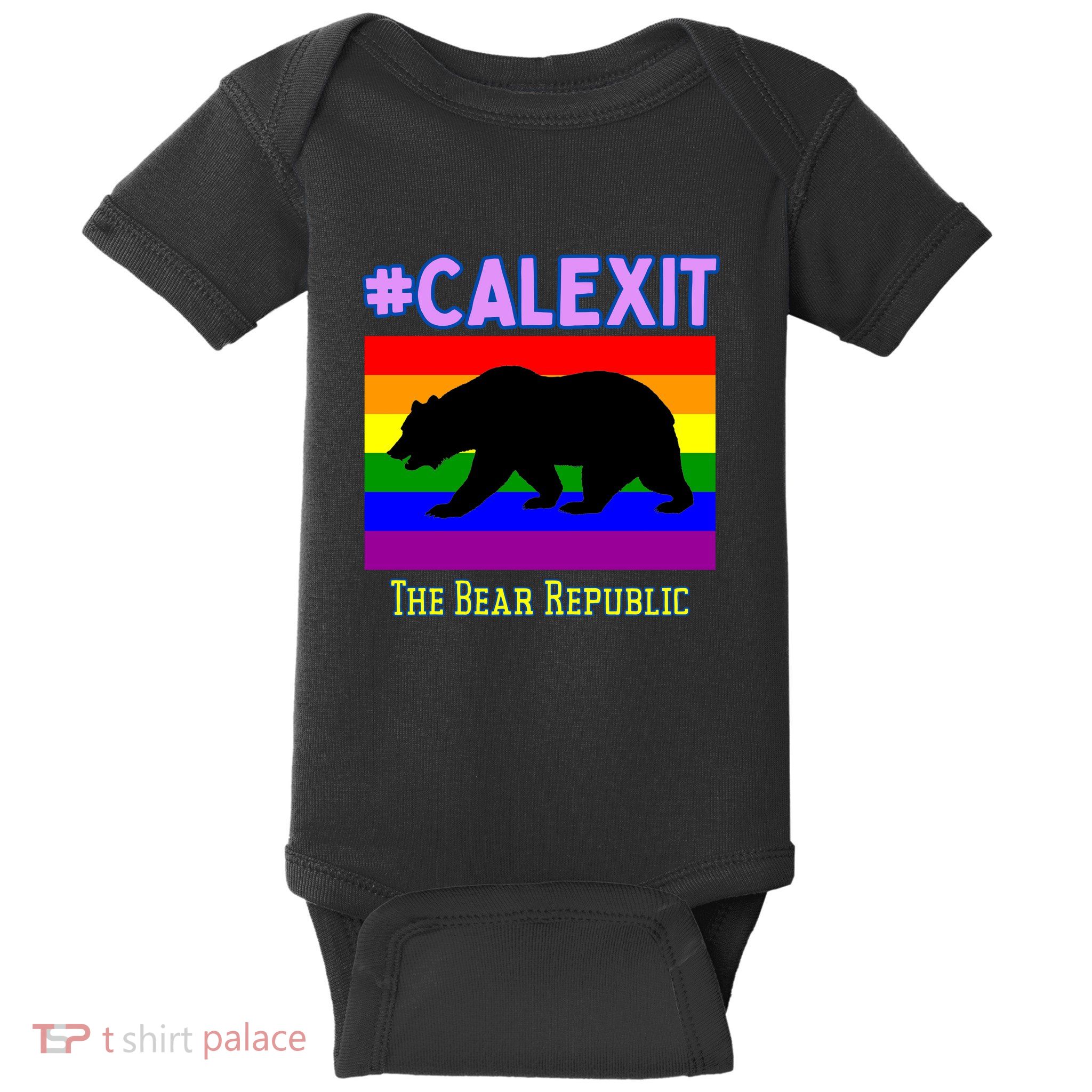 California Secession Calexit Bear Republic Baby Bodysuit