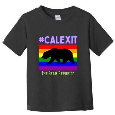 California Secession Calexit Bear Republic Toddler T-Shirt