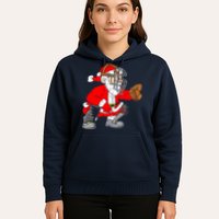 Christmas Santa Claus Baseball Catcher Hoodie