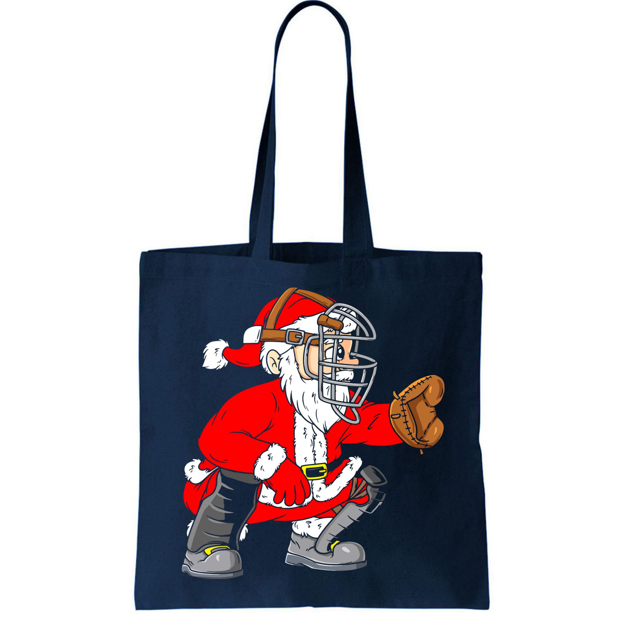 Christmas Santa Claus Baseball Catcher Bag