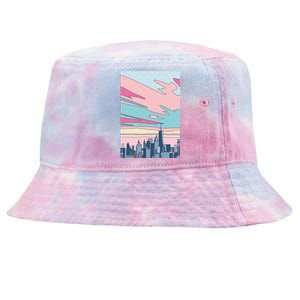 City Sunset Tie-Dyed Bucket Hat