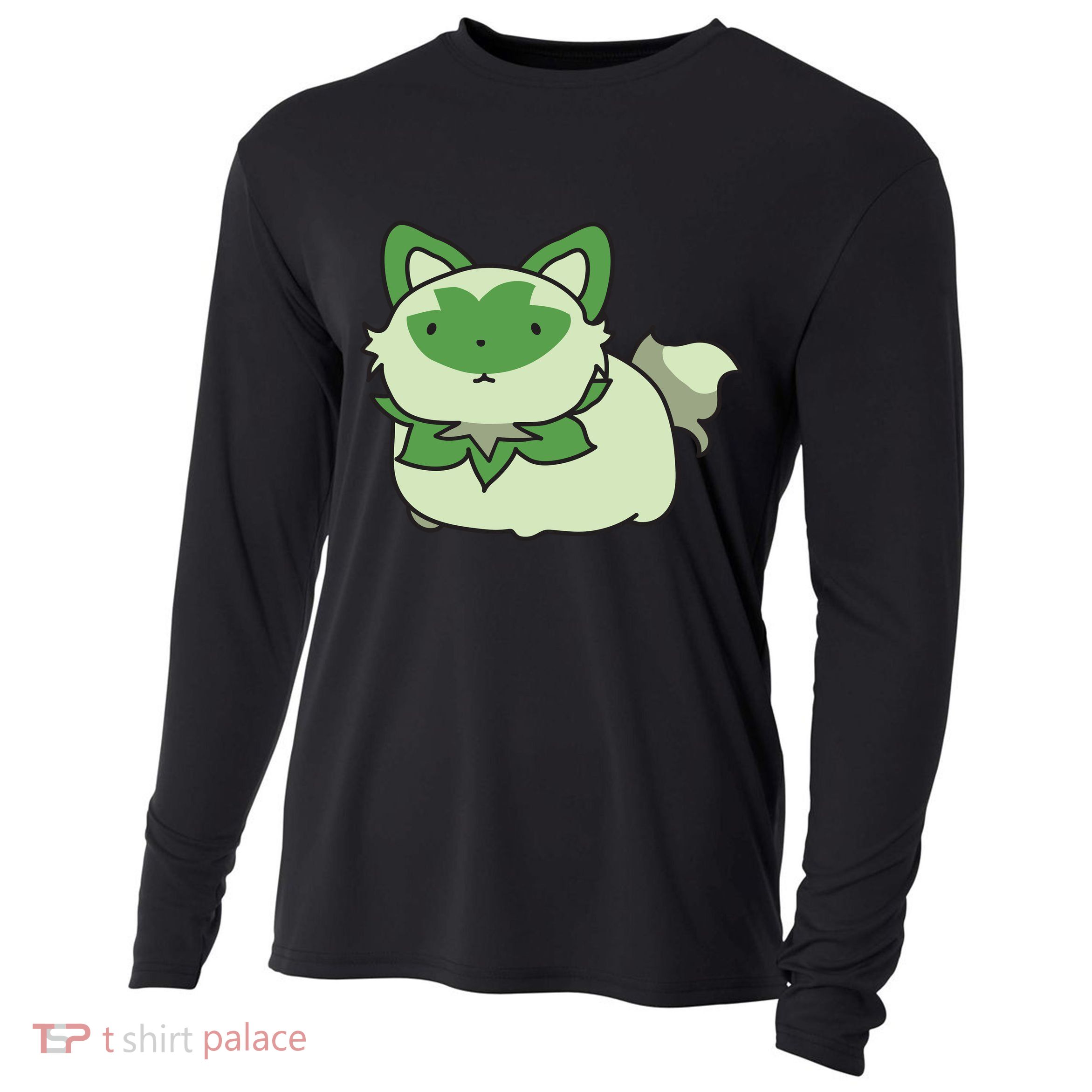 Chubby Sprigatito Chibi Kitty Cooling Performance Long Sleeve Crew