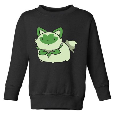 Chubby Sprigatito Chibi Kitty Toddler Sweatshirt
