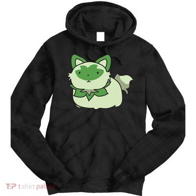 Chubby Sprigatito Chibi Kitty Tie Dye Hoodie
