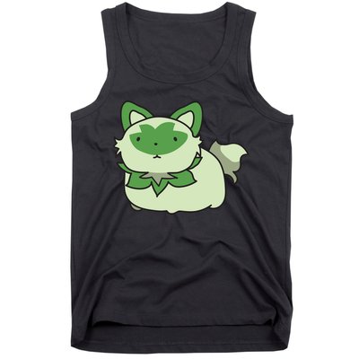 Chubby Sprigatito Chibi Kitty Tank Top