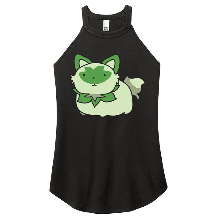 Chubby Sprigatito Chibi Kitty Women's Perfect Tri Rocker Tank