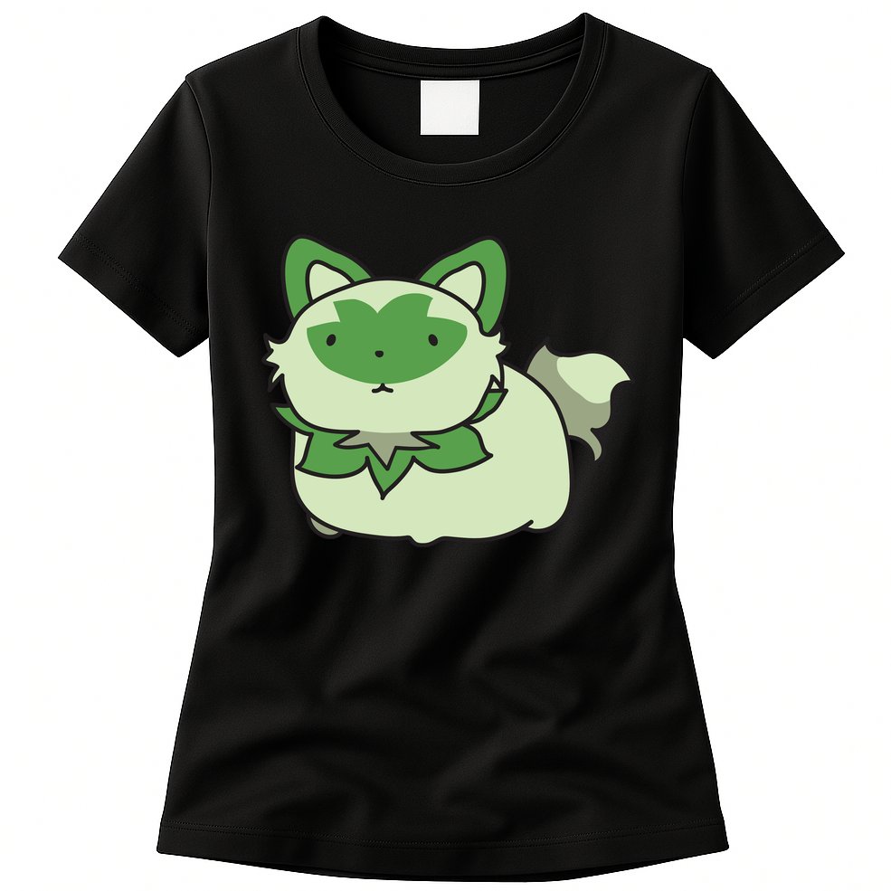 Chubby Sprigatito Chibi Kitty Womens T-Shirt
