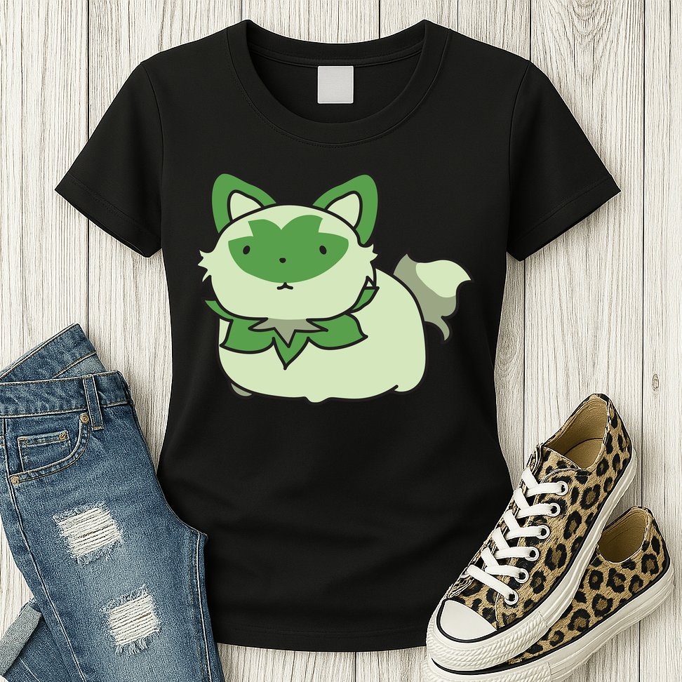 Chubby Sprigatito Chibi Kitty Womens T-Shirt