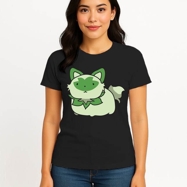 Chubby Sprigatito Chibi Kitty Womens T-Shirt