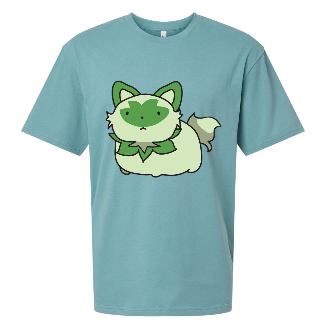 Chubby Sprigatito Chibi Kitty Sueded Cloud Jersey T-Shirt