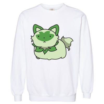 Chubby Sprigatito Chibi Kitty Garment-Dyed Sweatshirt