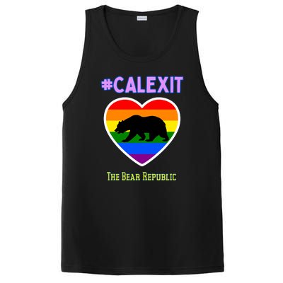 California Secession Calexit Bear Republic PosiCharge Competitor Tank