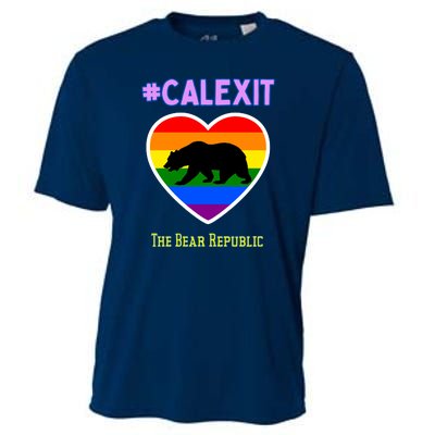 California Secession Calexit Bear Republic Cooling Performance Crew T-Shirt