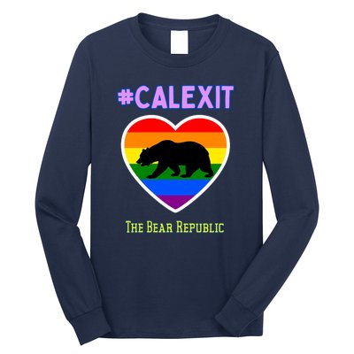 California Secession Calexit Bear Republic Long Sleeve Shirt