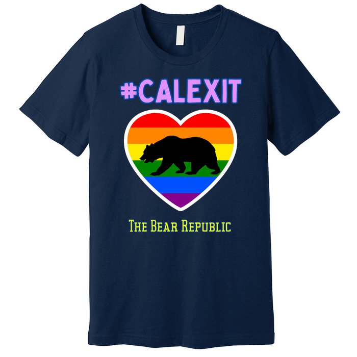 California Secession Calexit Bear Republic Premium T-Shirt