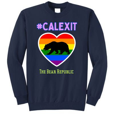 California Secession Calexit Bear Republic Tall Sweatshirt