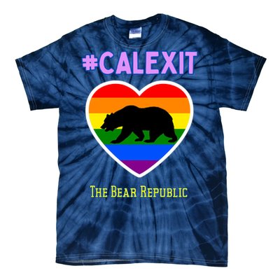 California Secession Calexit Bear Republic Tie-Dye T-Shirt