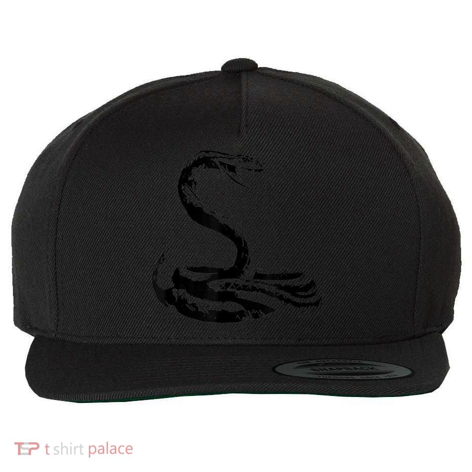 Cobra Snake Wool Snapback Cap
