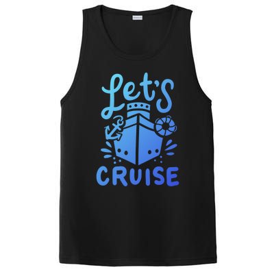 Cruise Ship Cruising Boating Sailing Yacht Captain Summer Gift PosiCharge Competitor Tank