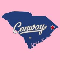 Conway South Carolina Sc Map Premium T-Shirt