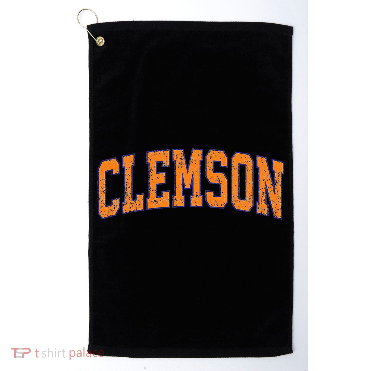 Clemson South Carolina Sc Vintage Athletic Sports Golf Towel