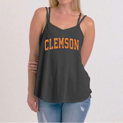 Clemson South Carolina Sc Vintage Athletic Sports Women's Strappy Tank