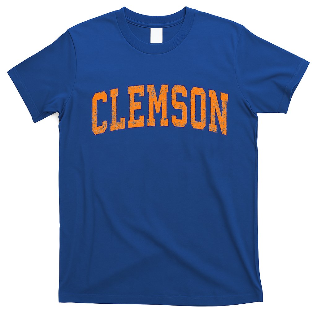 Clemson South Carolina Sc Vintage Athletic Sports T-Shirt