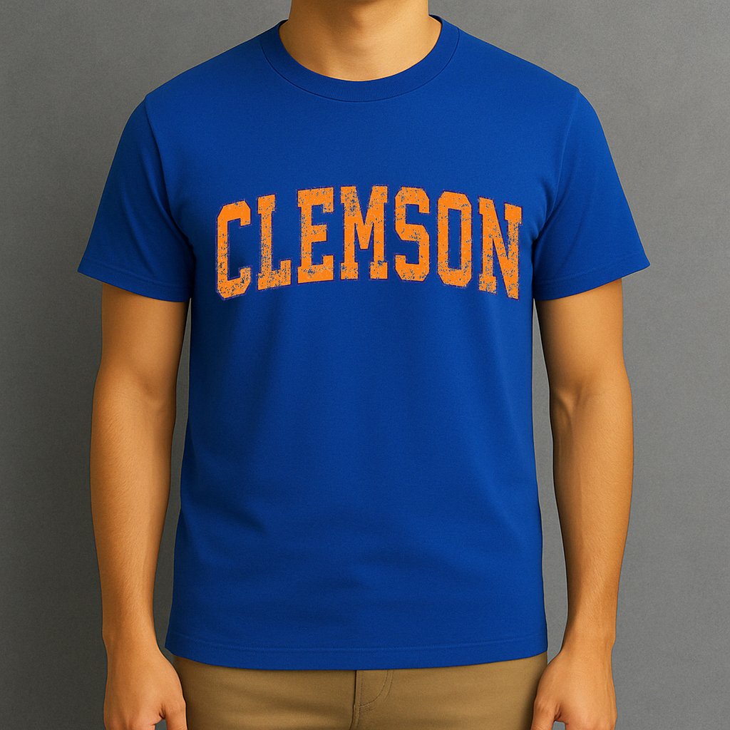 Clemson South Carolina Sc Vintage Athletic Sports T-Shirt