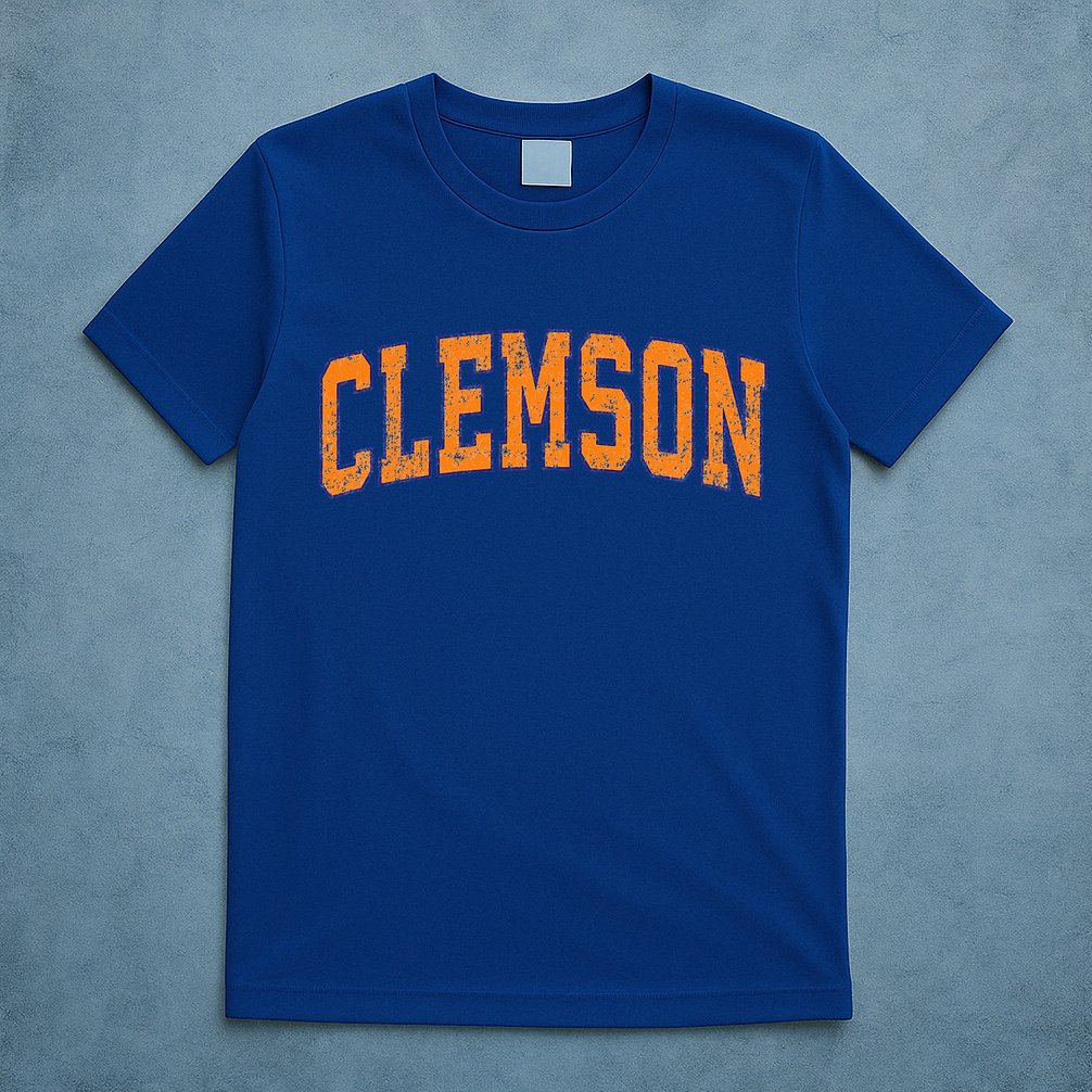 Clemson South Carolina Sc Vintage Athletic Sports T-Shirt