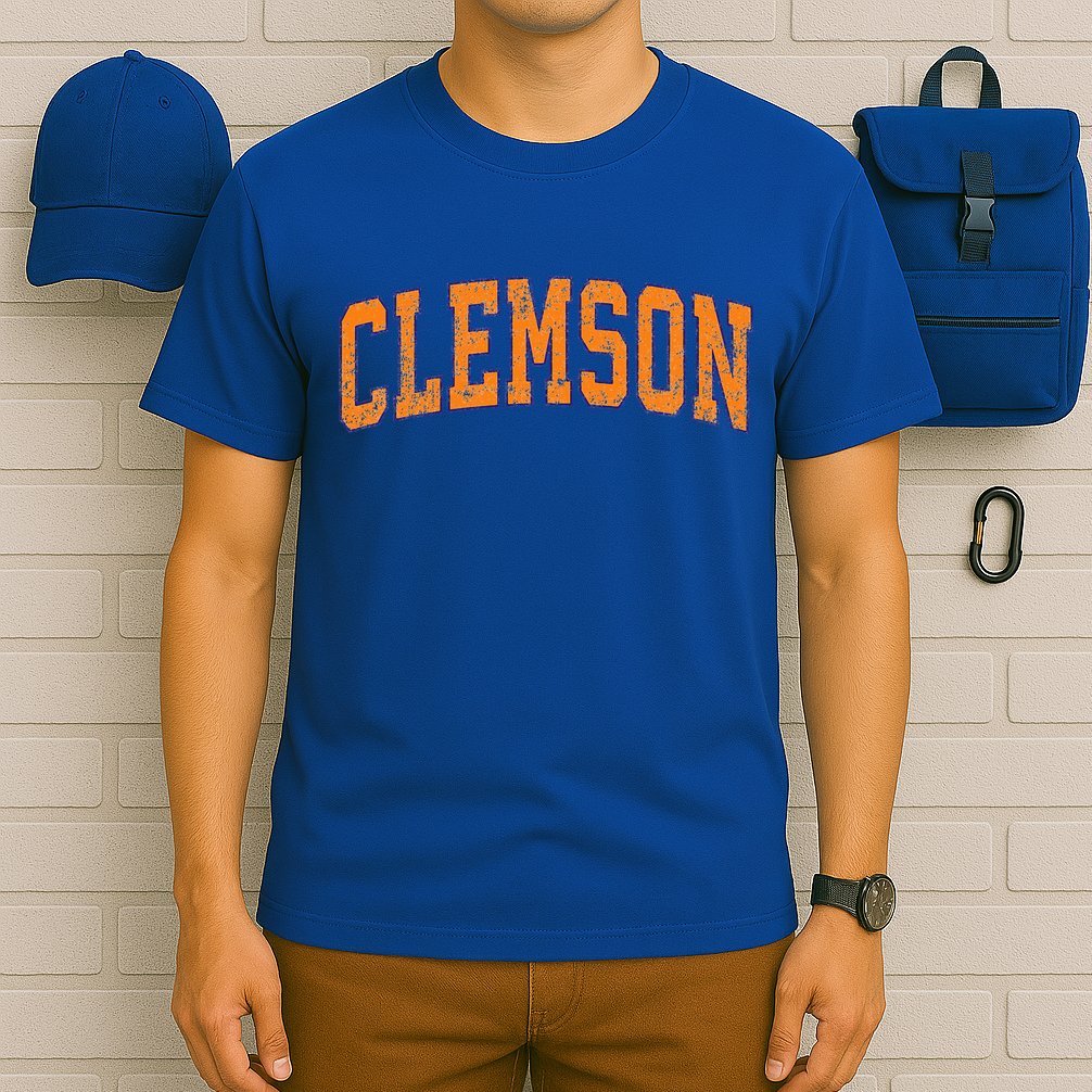 Clemson South Carolina Sc Vintage Athletic Sports T-Shirt