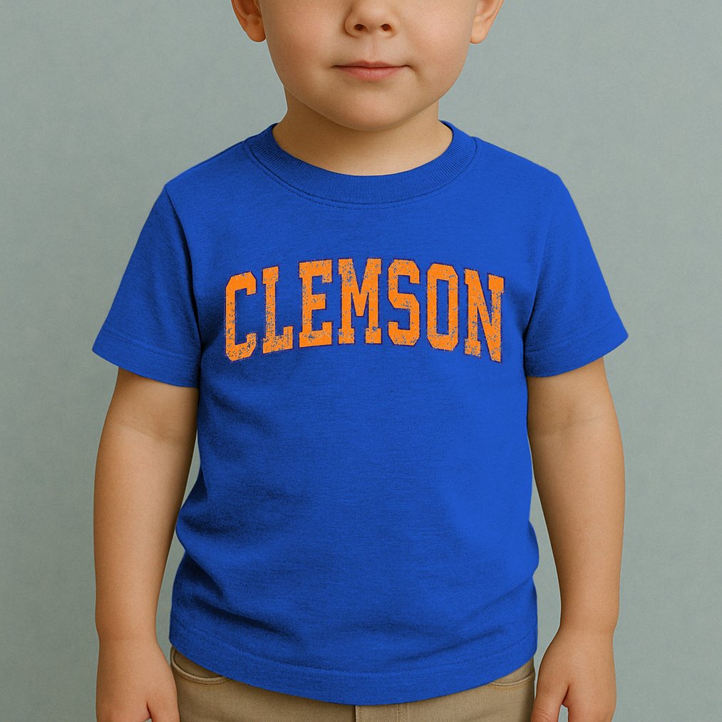 Clemson South Carolina Sc Vintage Athletic Sports Toddler T-Shirt