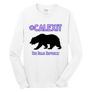 California Secession Calexit Bear Republic Tall Long Sleeve T-Shirt